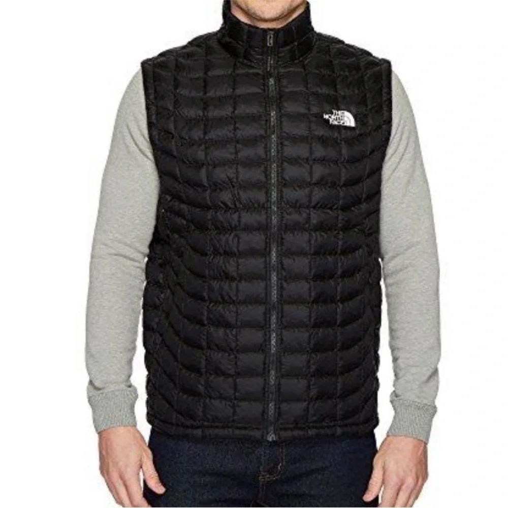 The North Face Black Thermoball Quilted Puffer Vest Size M